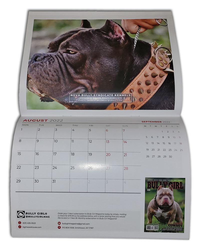 Bully Girl Magazine 2022 Calendar