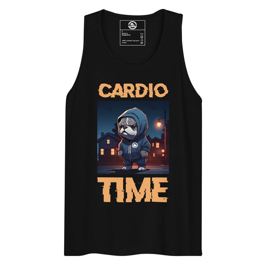 Cardio Time Men's Bully Tank Top - BGM Warehouse - American Bully Magazines and Supplies