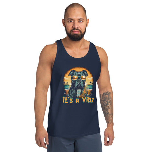 It's a Vibe - Men's Bully Tank Top - BGM Warehouse - American Bully Magazines and Supplies