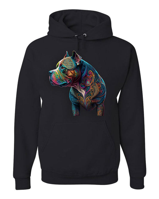 Psychedelic American Bully Hoodie