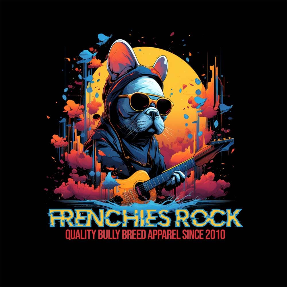 Frenchies Rock Youth Hoodie
