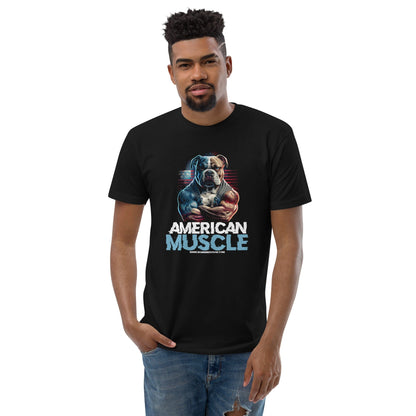 American Muscle Bully Tee - BGM Warehouse - American Bully Magazines and Supplies