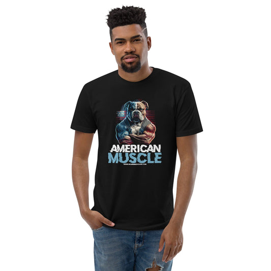 American Muscle Bully Tee - BGM Warehouse - American Bully Magazines and Supplies