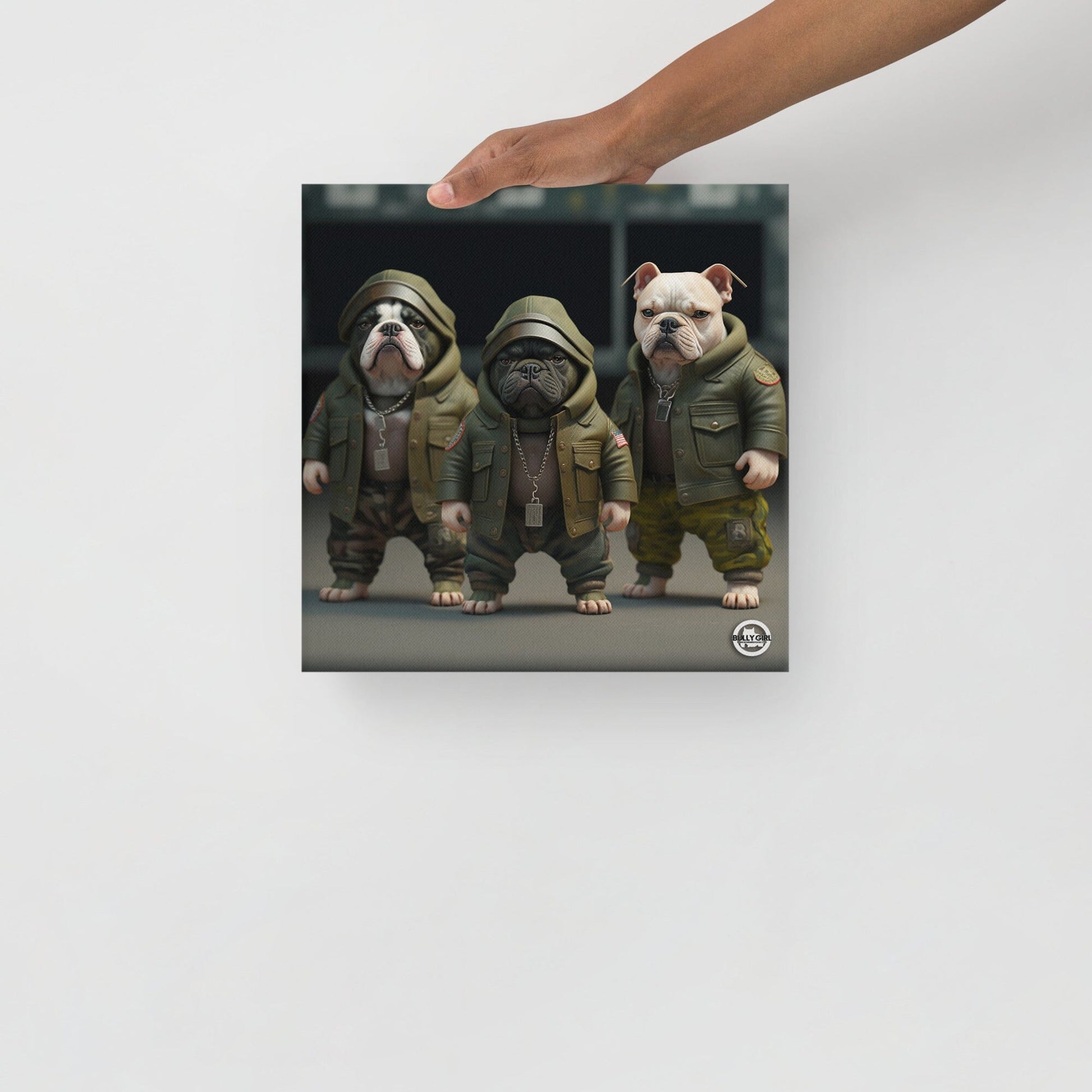 Frenchie Force - Canvas Art by BGM - BGM Warehouse - American Bully Magazines and Supplies